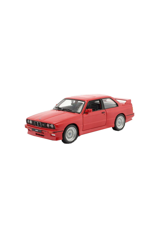 Bburago 1/24 Scale Model - 1988 BMW M3 (E30) Red