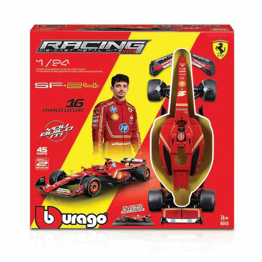 Bburago 1:24 Ferrari Formula Model Kit (with helmet, without plastic stand) - SF-24