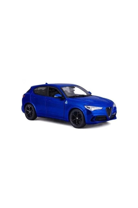 Bburago Alfa Romeo Stelvio Blue 1:24 Diecast Model Car