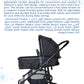 Delta Easy One-Fold Ultralight 2-in-1 Baby Stroller with Reversible Seat