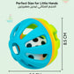 Sassy Squish & Chime Ball - Soft, Colorful Sensory Toy for Babies 0+ Months - Marah Kids