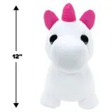 Adoptme Plush Neon Unicorn 12Inch Battery Operated - Marah Kids