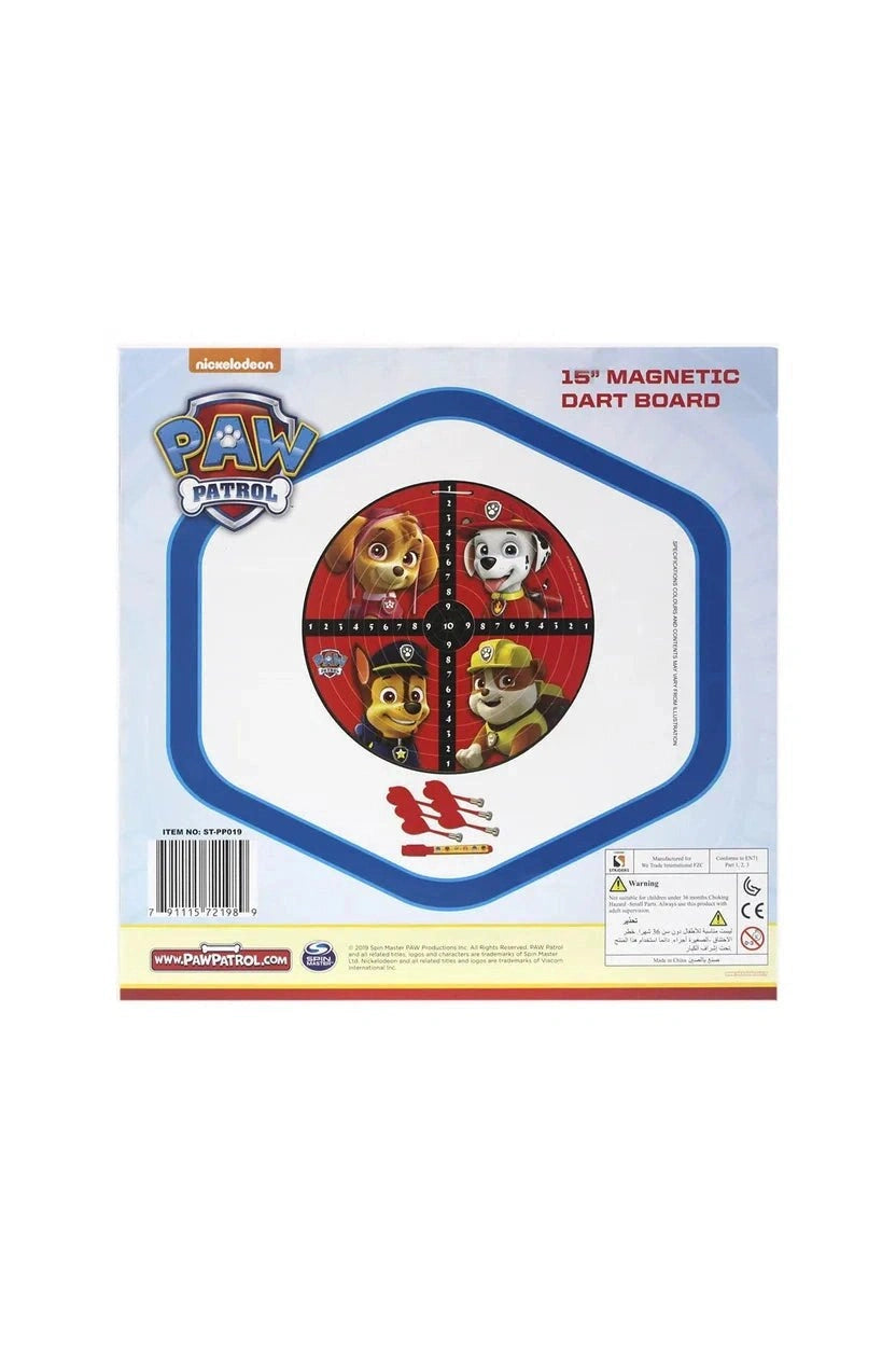 Magnetic Dartboard 15" - Paw Patrol