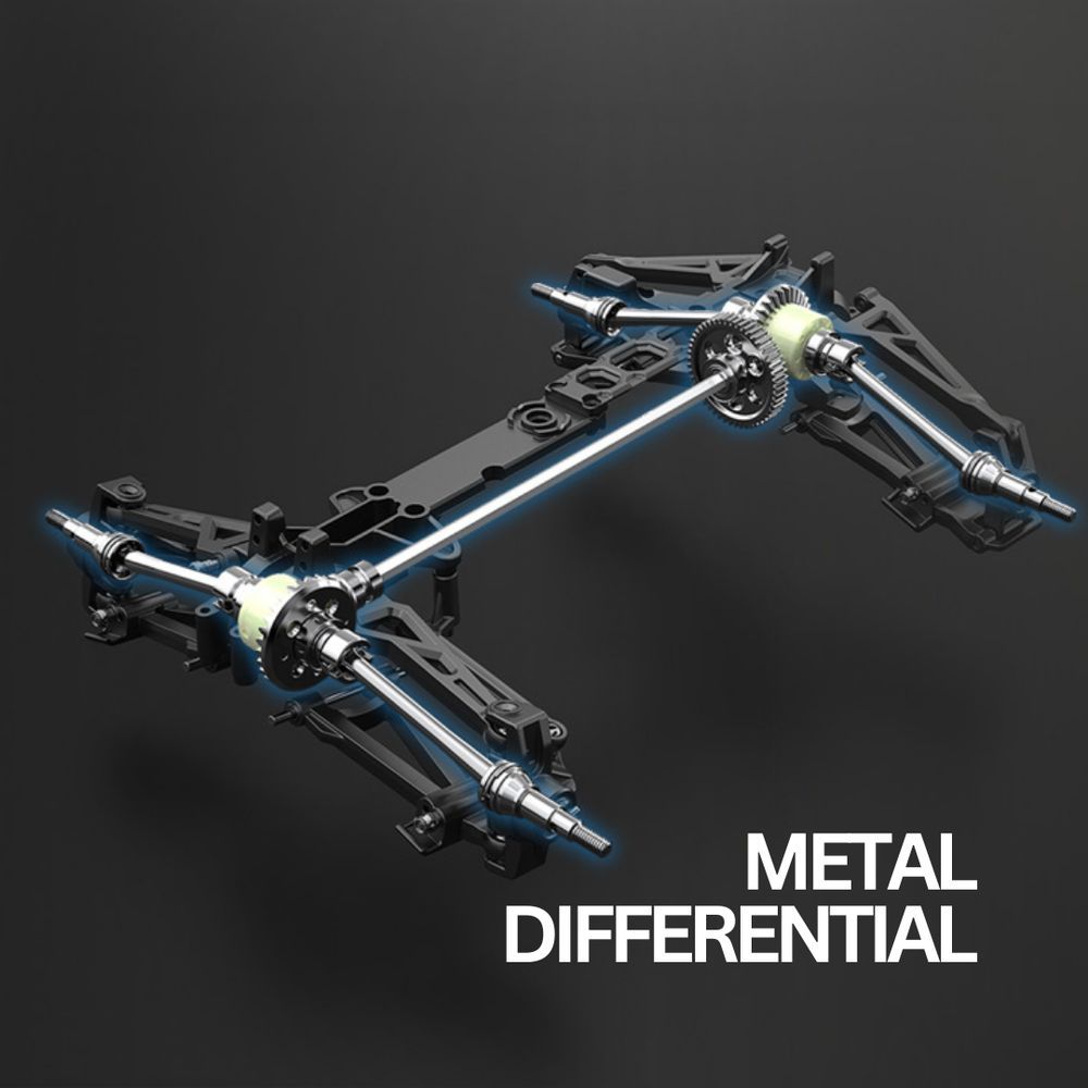 MJX – RC Hobby Grade GPS Truck | High Speed 38km/h, 2.4Ghz Remote Control | 1:16 Scale Radio Controlled Off - roader w Bluetooth & App | RTR, All Terrain - Purple - Marah Kids