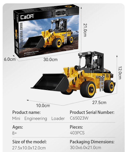 Cada Mini Engineering Loader - Marah Kids