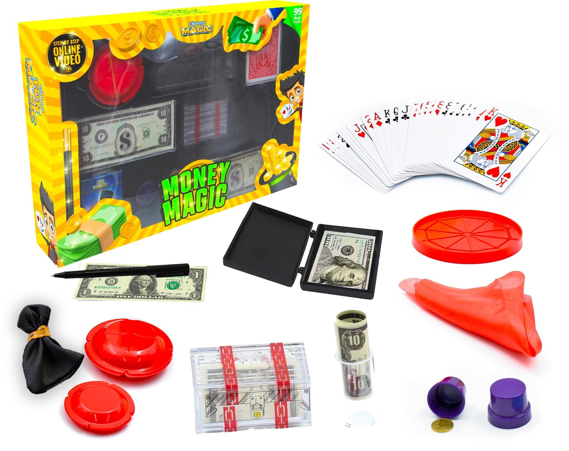 Clip Toys - Money Magic - Marah Kids