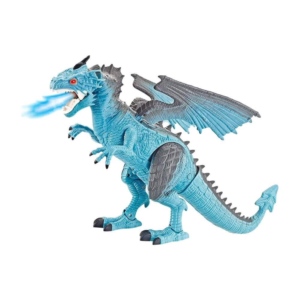 Sam Toys - Dinosaur Planet - Rc Dinosaur With Spray&Mist - Blue - Marah Kids