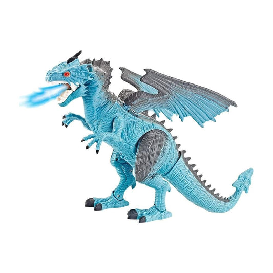 Sam Toys - Dinosaur Planet - Rc Dinosaur With Spray&Mist - Blue - Marah Kids