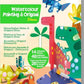 Avenir - Watercolour Painting & Origami - Dinos Multicolour | Encourage your child to be creative, great activity for rainy days, indoor play, travel and holidays | Ages 3+ - Marah Kids