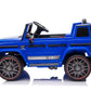 MERCEDES BENZ G63 AMG 12V RIDE - ON | 2 MOTORS | EVA WHEELS | LEATHER SEAT | BLUE - Marah Kids