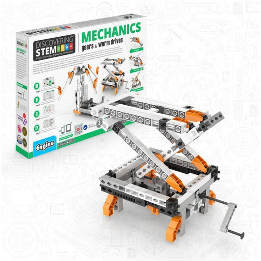 Engino Discovering STEM Mechanics: Gears & Worm Drives - Marah Kids