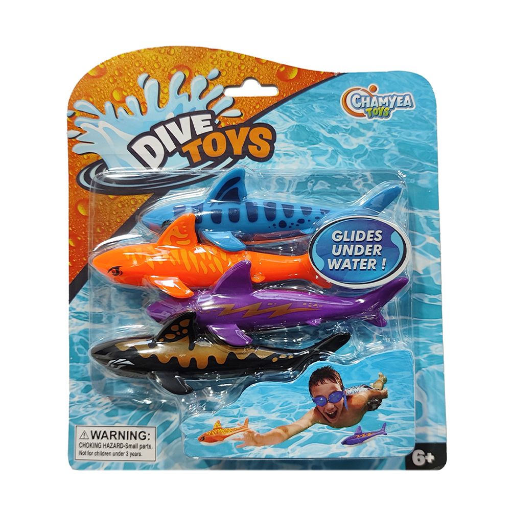 Stem 4 Shark Dive Toys Glides Underwater - Marah Kids
