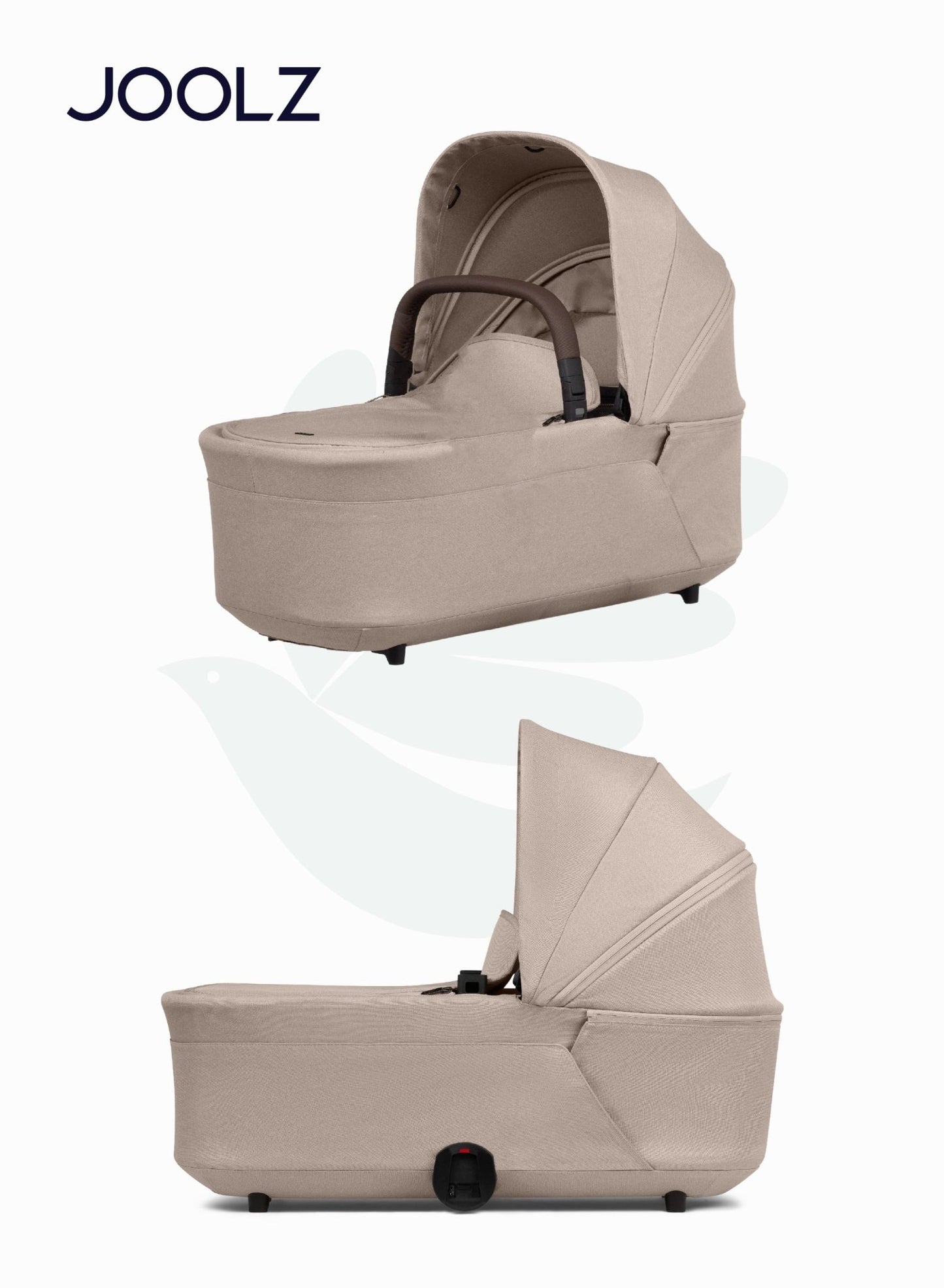 Hub² Carrycot for Stroller Lightweight Foldable Bassinet – Sandy Taupe - Marah Kids