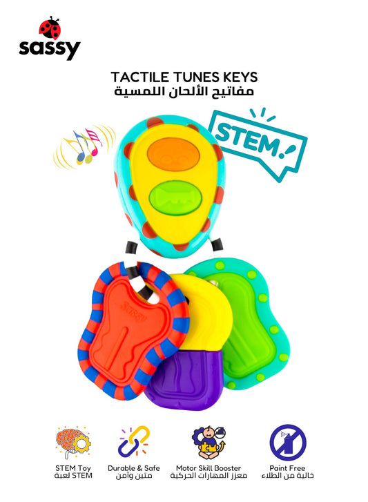 Electronic Keys for Babies – Colorful Portable Toy for 3+ Months - Marah Kids