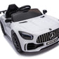 MERCEDES AMG 12V RIDE - ON | 2 MOTORS | EVA WHEELS | LEATHER SEAT | WHITE - Marah Kids