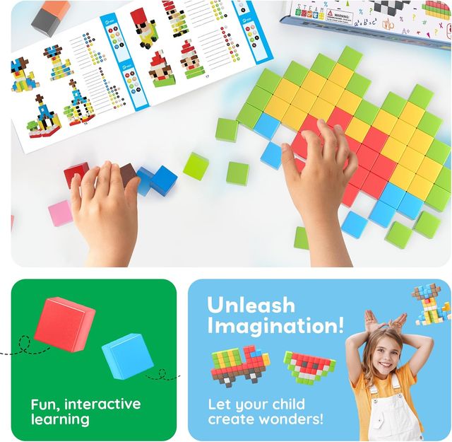 Picasso Magnetic Cubes 108 - pieces - Marah Kids