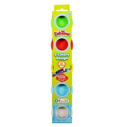DOHTIME 5 COLORS DOUGH 1OZ - Marah Kids