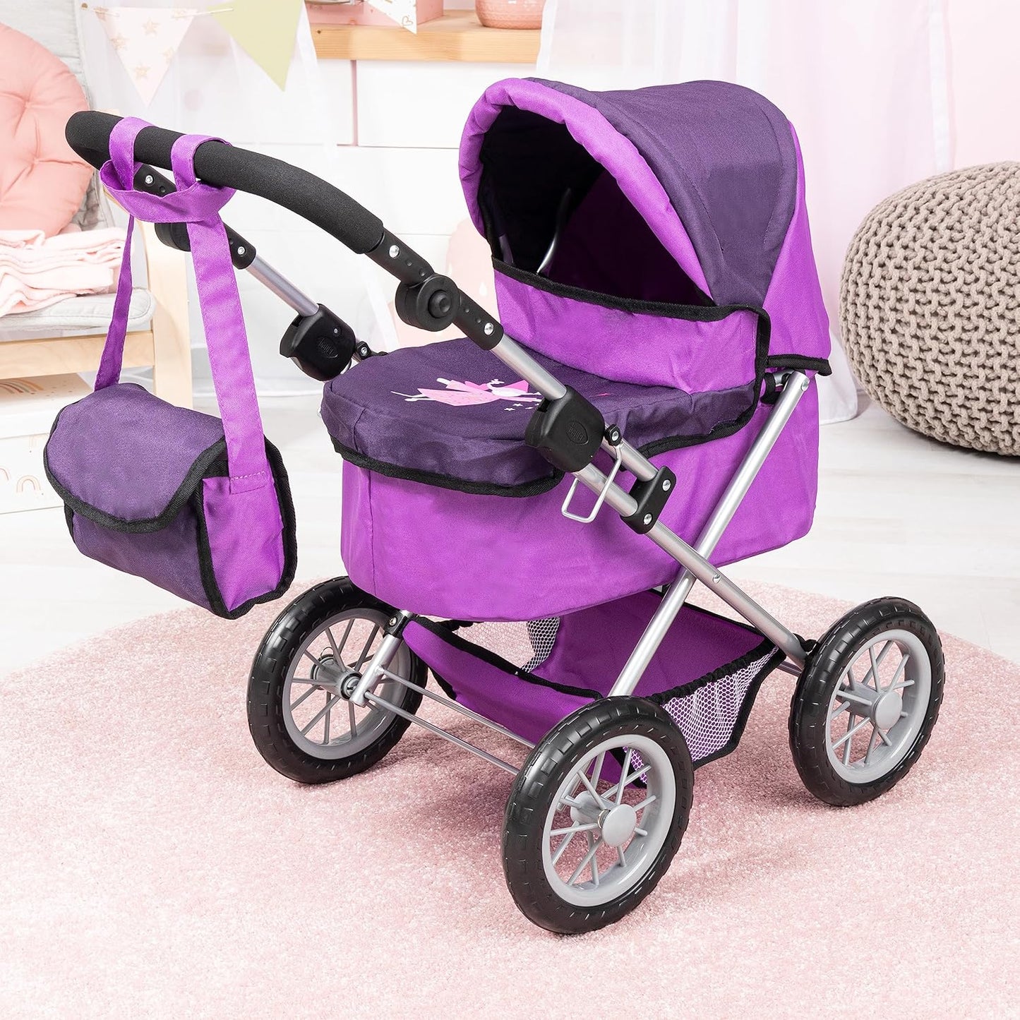 Bayer Dolls Pram Trendy - Purple - Marah Kids