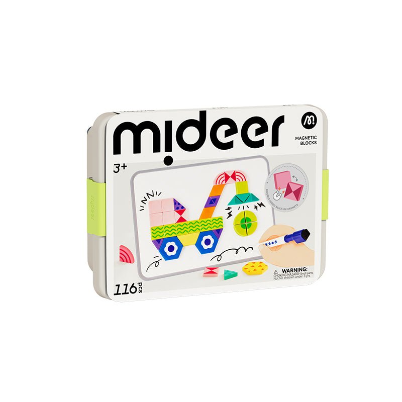 Mideer Magnetic Blocks - 116 Pieces - Marah Kids