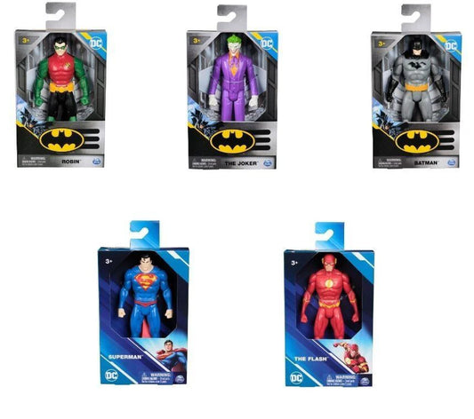 Spinm - Dc Comics Batman Figure Value 6" 5Asst