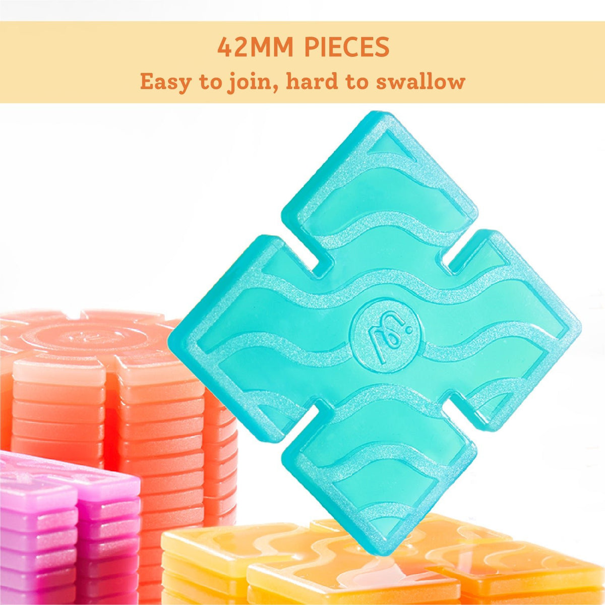 Mideer Colorful Snowflake Blocks - 150 Pieces - Marah Kids