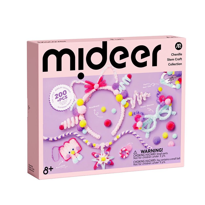 Mideer Chenille Stem Craft Collection - 200+ Pieces - Marah Kids