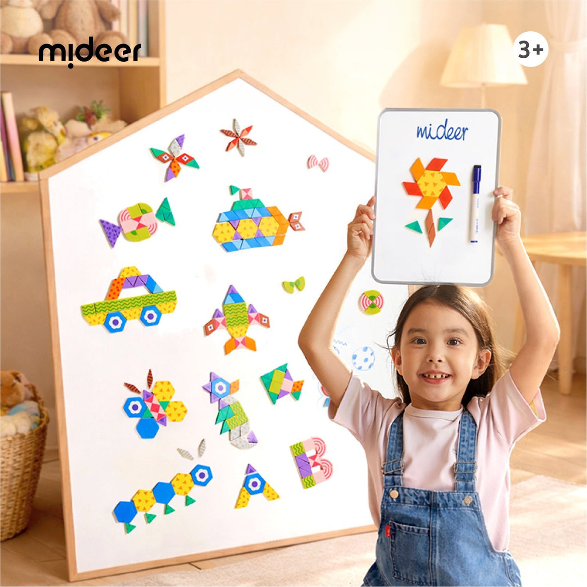Mideer Magnetic Blocks - 116 Pieces - Marah Kids
