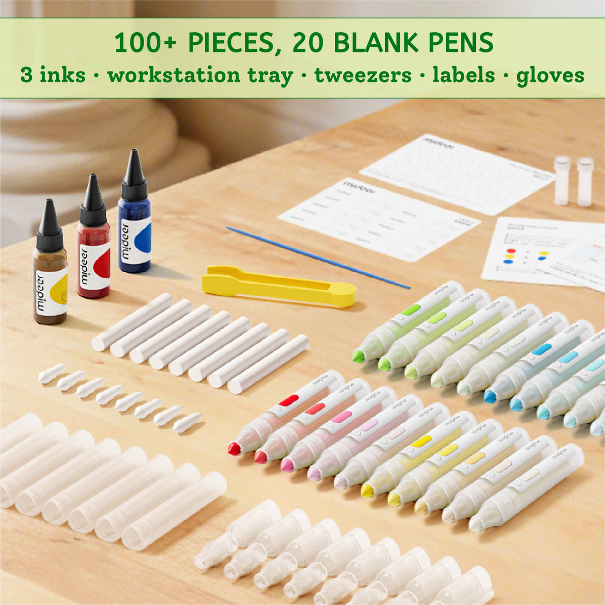 Mideer Mix & Make Marker Kit - 100+ Pieces - Marah Kids