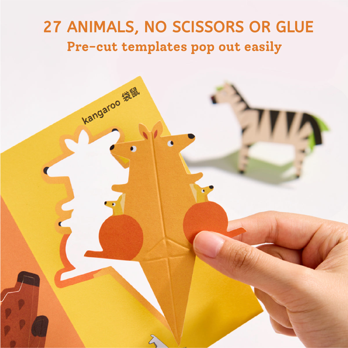 Mideer 3D Paper Craft Forest Animals - 36 Pieces - Marah Kids