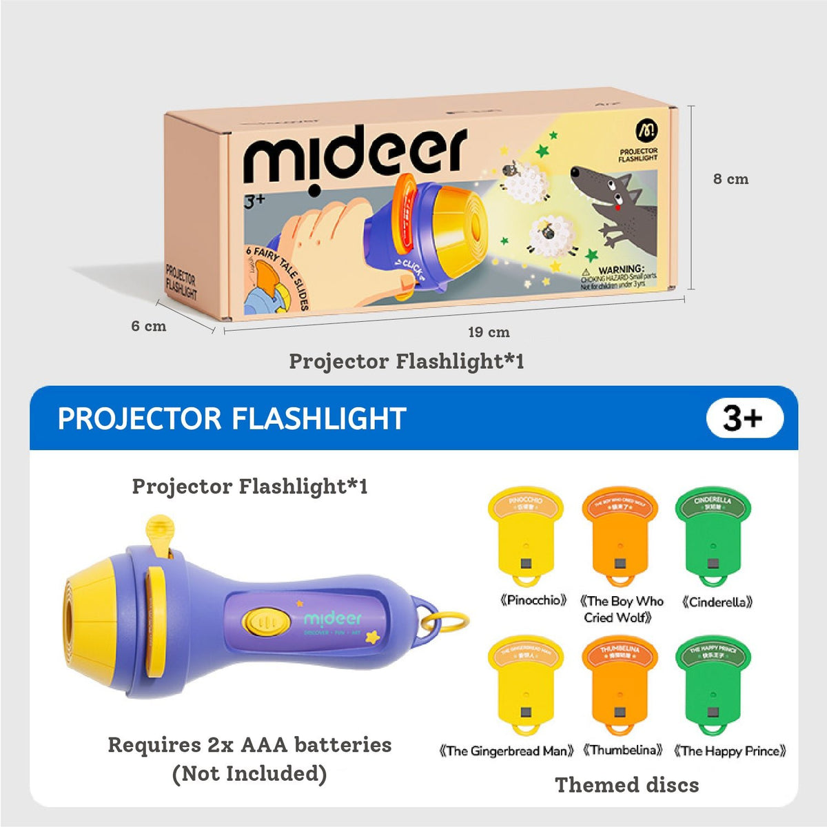 Mideer Projector Flashlight - Marah Kids