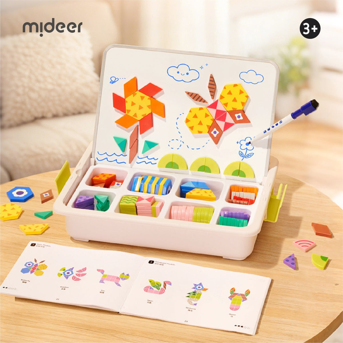 Mideer Magnetic Blocks - 116 Pieces - Marah Kids