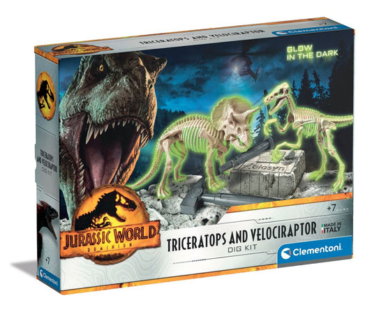 Clementoni Triceratops and Velociraptor Dig Kit