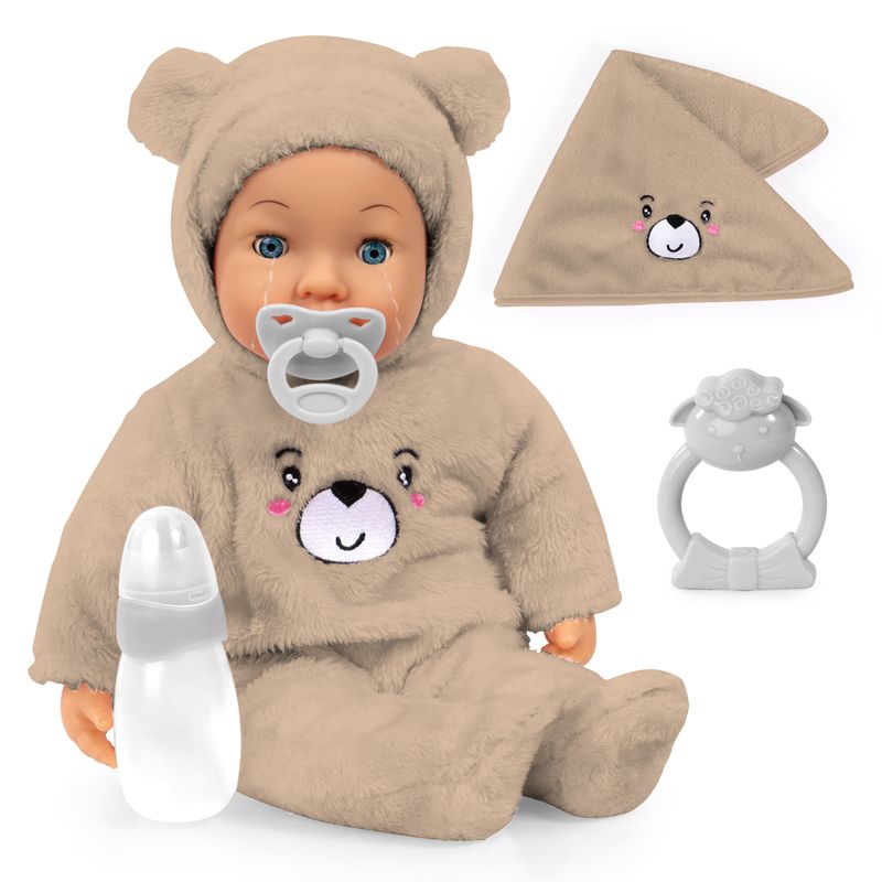 Bayer Piccolina Magic Tears Baby Doll 42Cm - Marah Kids