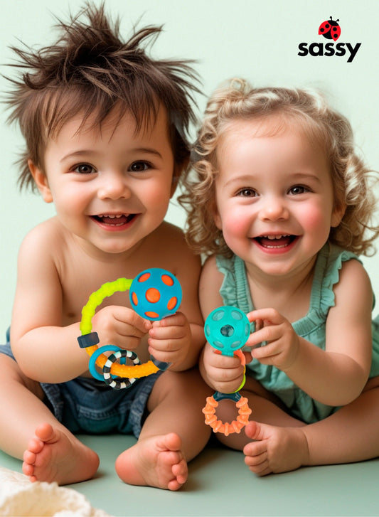 My First Toys Sensory Gift Set – 4 - Piece Toys for Babies 0+ Months - Marah Kids