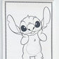 DISNEY STITCH ACTIVITY FUN PAD WITH STACKABLE CRAYON