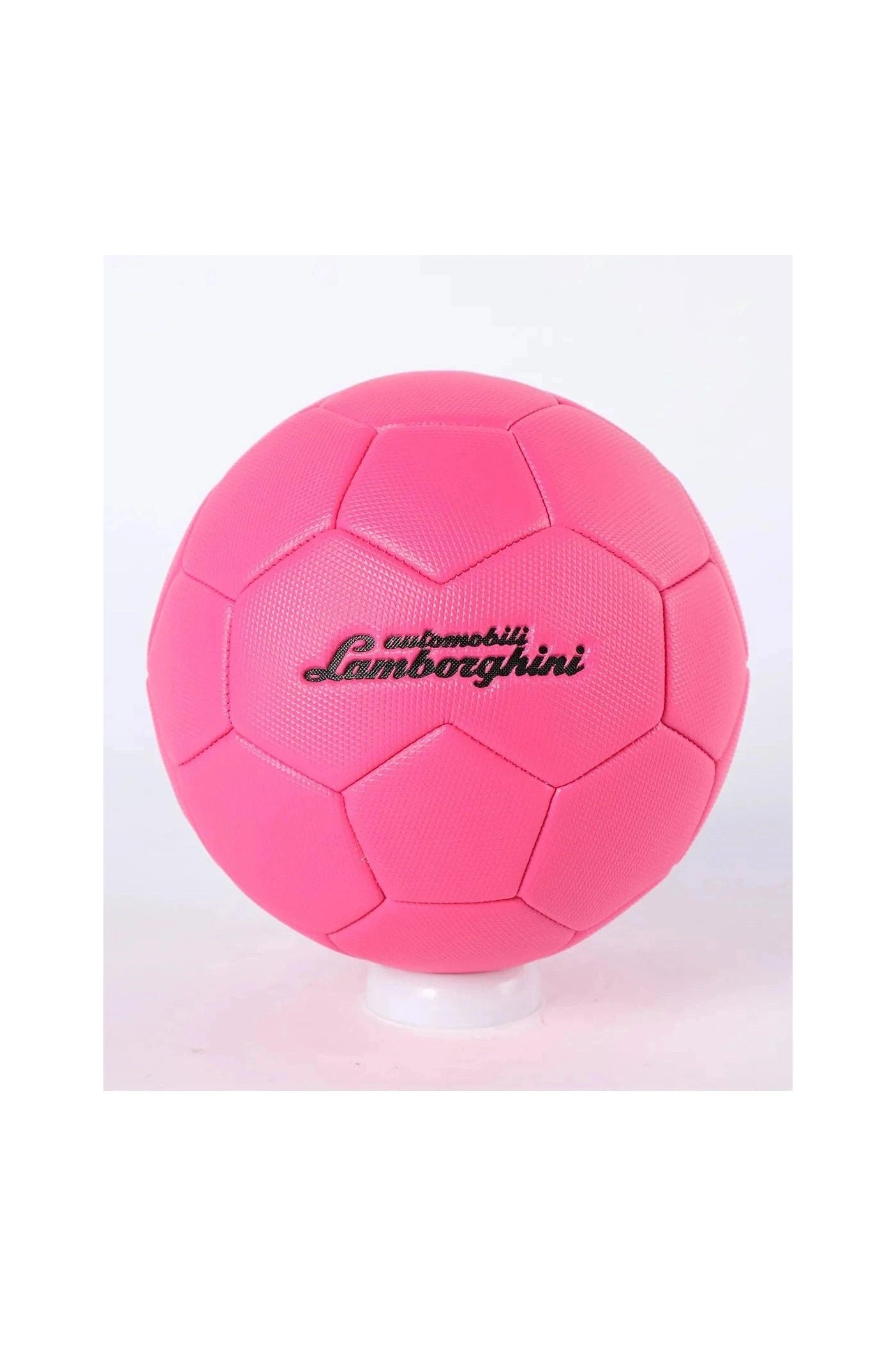 Lamborghini 3 Machine Sewing Pvc Soccer Ball - Pink (Size 3) - Marah Kids