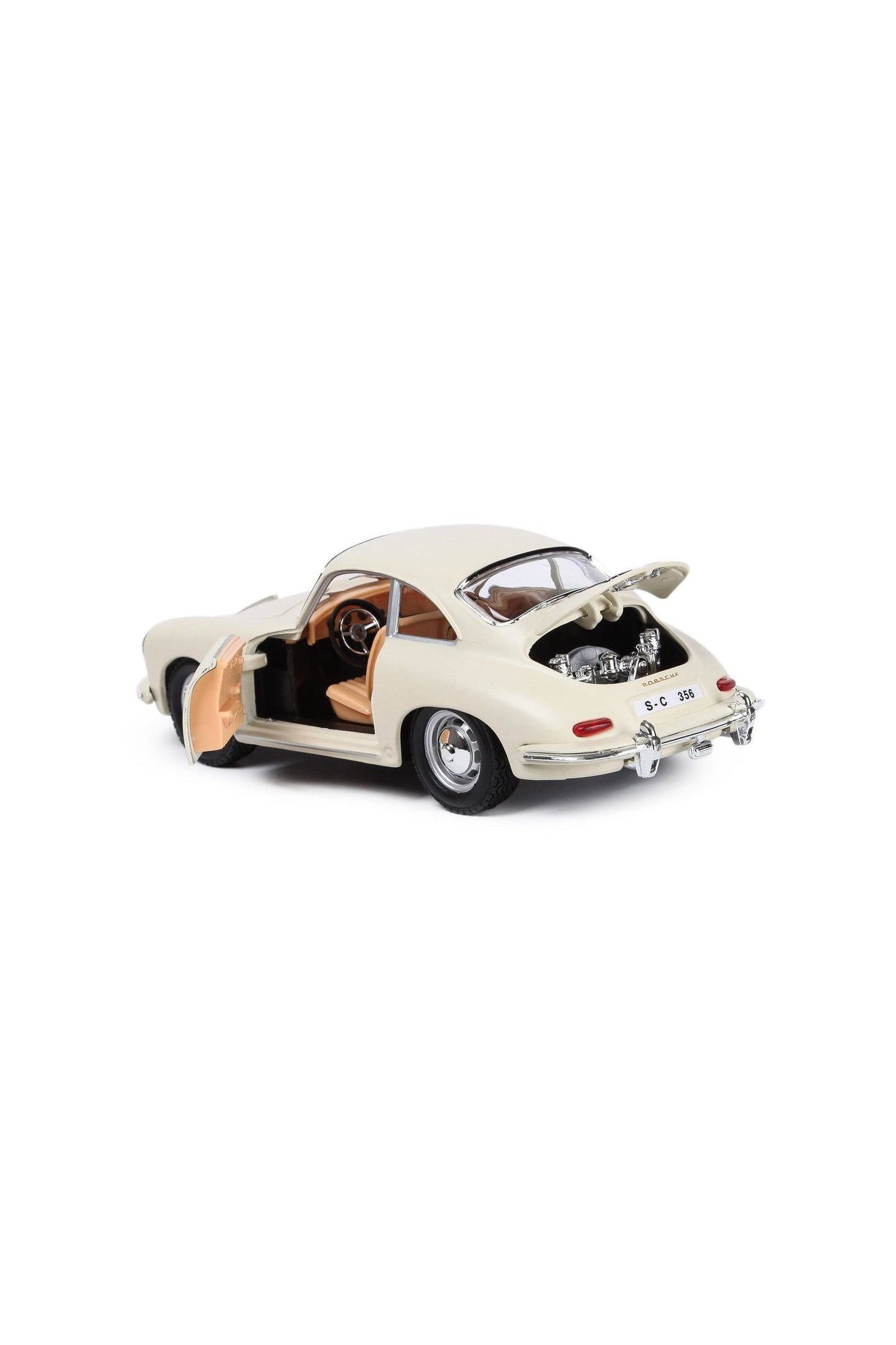 Bburago 1:24 Scale Porsche 356B Coupe (1961) Ã¢â‚¬â€œ Ivory