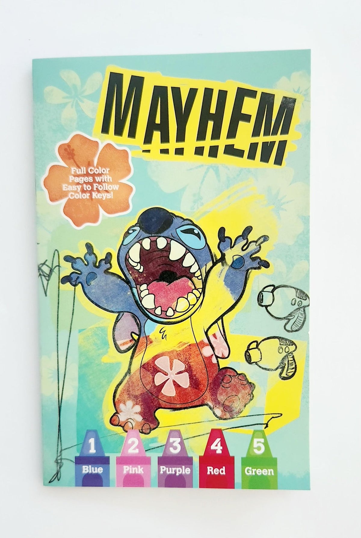 Buy Disney Stitch Color By Number Online in UAE | Marah Kids