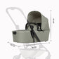 Joolz AER+ Carrycot Lightweight Foldable Bassinet – Sage Green - Marah Kids