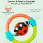 Spin & Chew Teether Rattle - BPA - Free, Colorful Sensory Toy for Babies 0+ Months - Marah Kids
