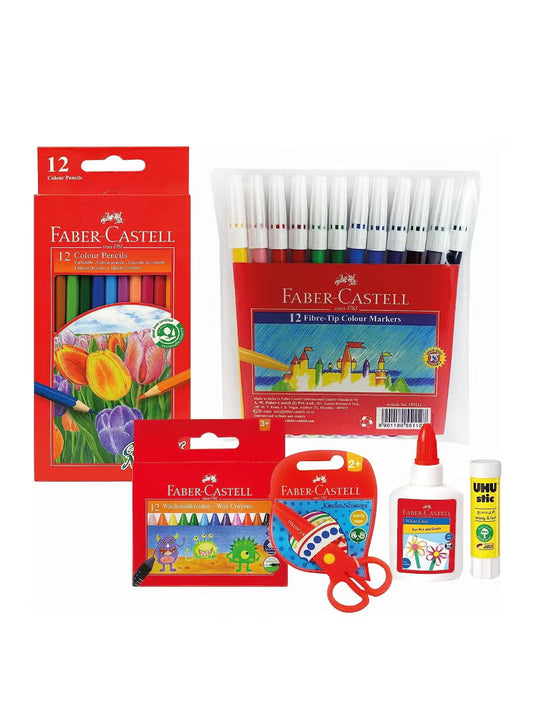 FABER-CASTELL SCHOOL STATIONERY KIT - FCZPR-2