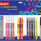 Luxor - Art and Hobby Pens| Trendy design Pen | Assorted Ink | Water Base Marker | Pack of 20 - Marah Kids