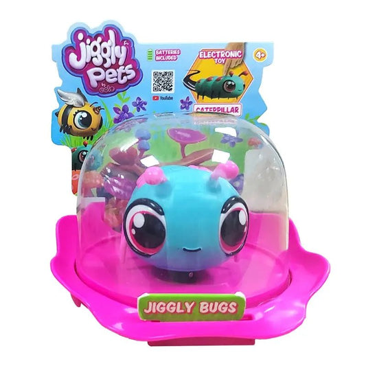 Jiggly Pets - Electronic Caterpllar - Blue - Marah Kids