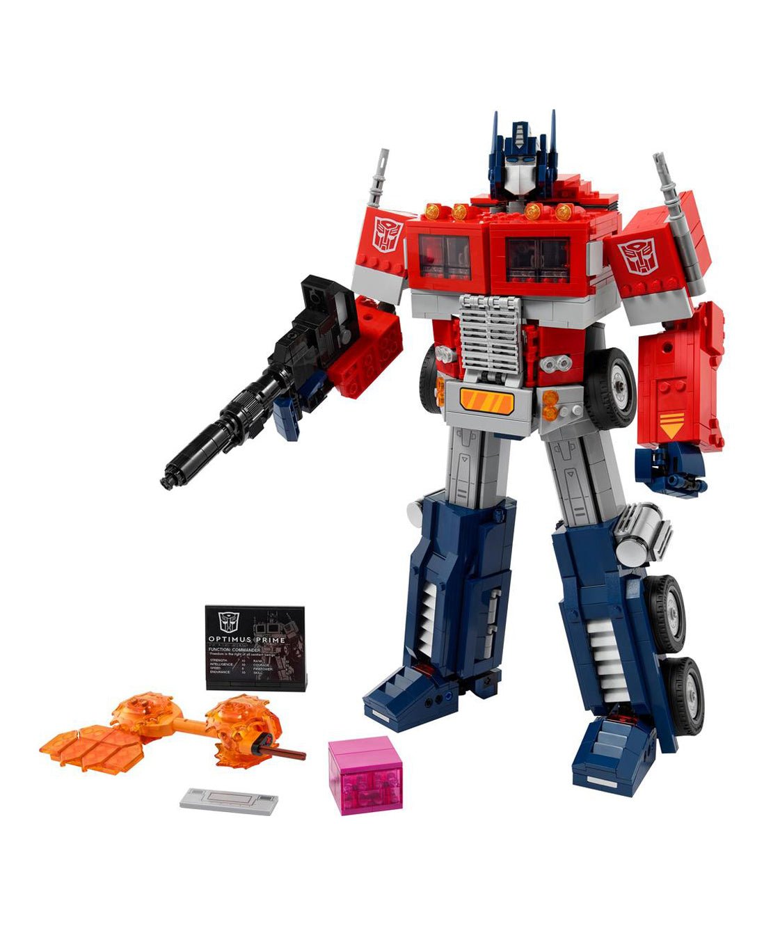 LEGO Icons Optimus Prime Transformers Figure Building Set 10302 - Marah Kids