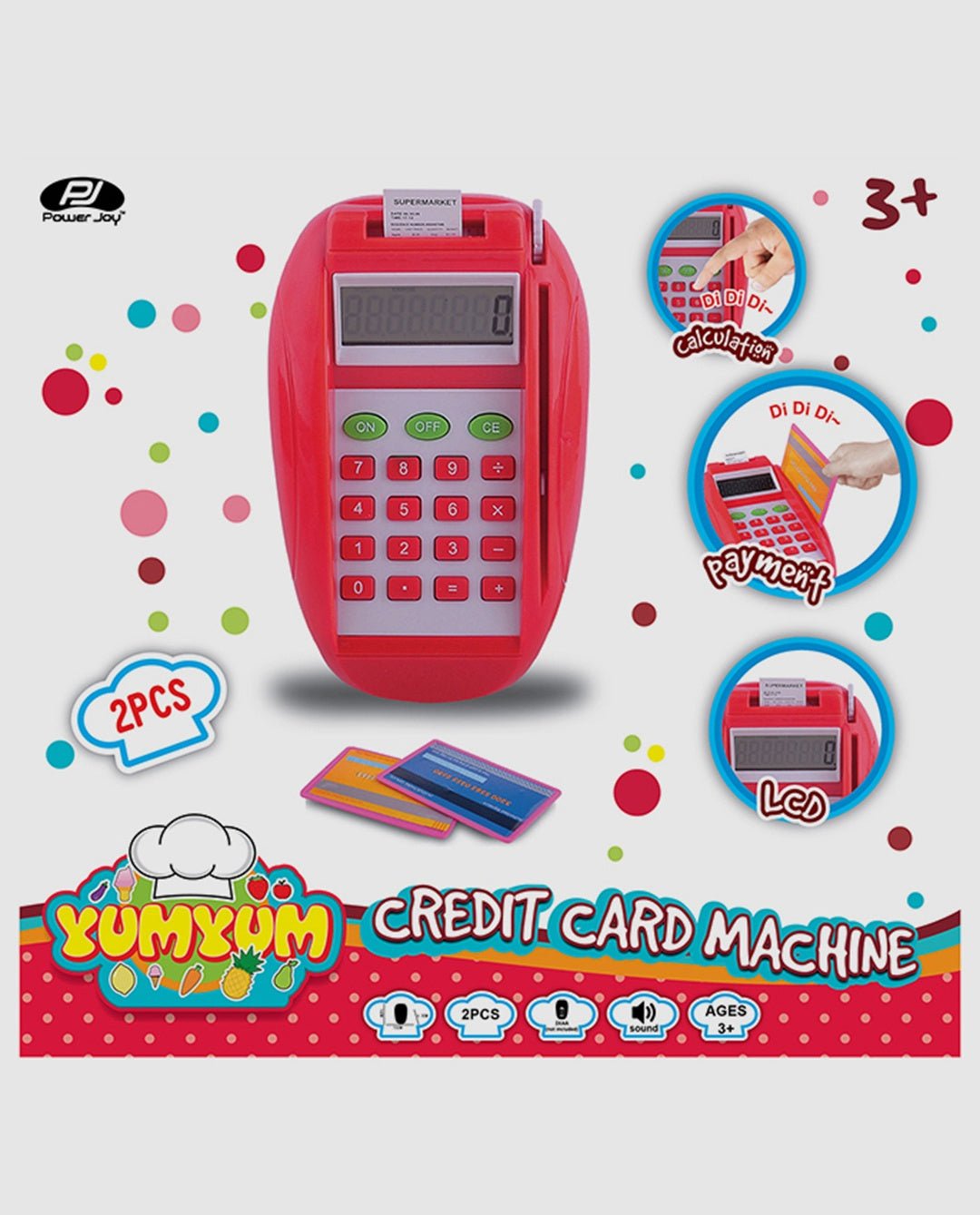Power Joy Yumyum Card Machine Battery Operated - Marah Kids