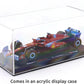 Bburago 1:43 Ferrari Formula (with helmet & plastic stand) - SF-24 (MIAMI GP)
