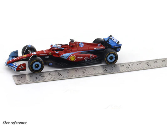 Bburago 1:43 Ferrari Formula (with helmet & plastic stand) - SF-24 (MIAMI GP)