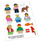 LEGO Family Car Stickers