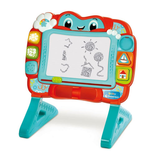 Clementoni Baby Interactive Draw and Learn Easl Battery Operated