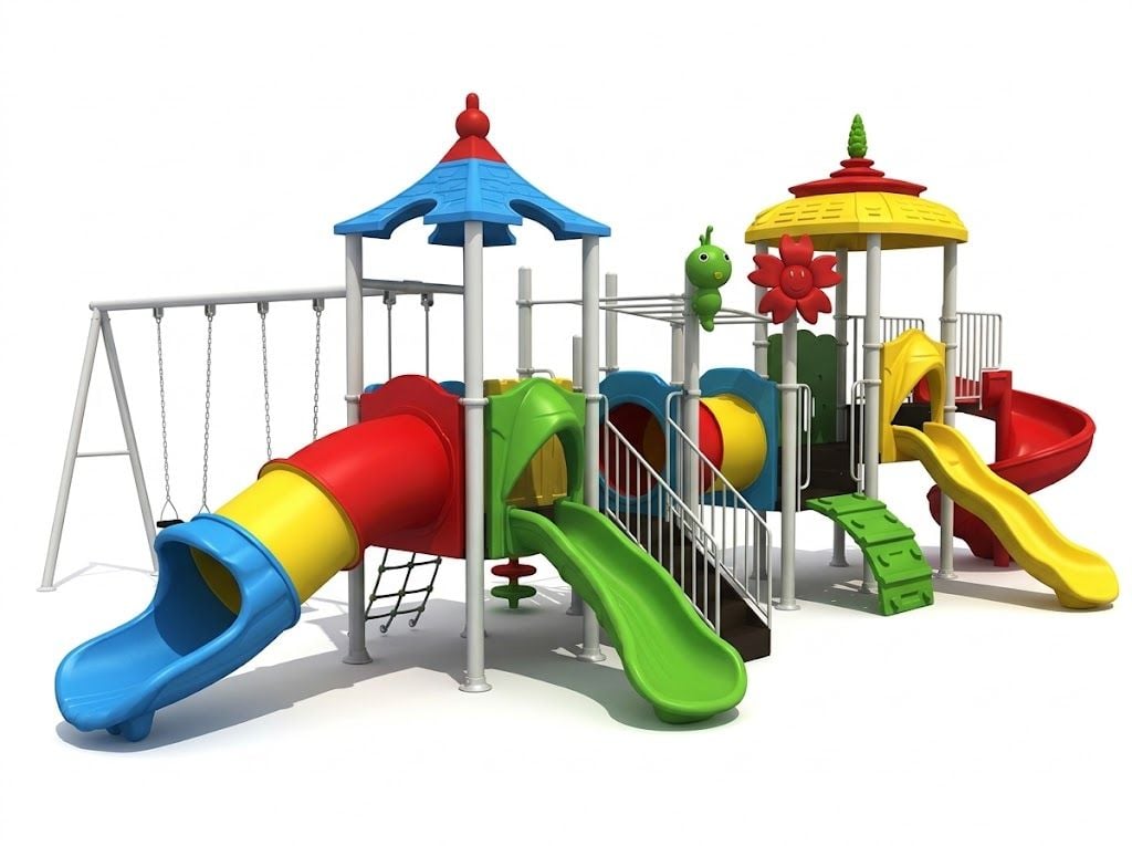Gambol - Extra Fun Mega Play Zone With 3 Swings & 4 Slides - main image